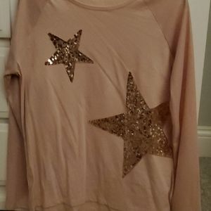 Star printed pink shirt⭐